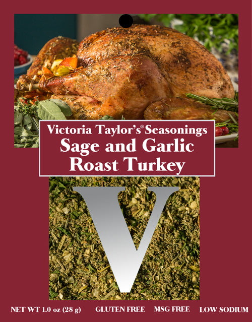 VG Sage and Garlic Roast Turkey Recipe Packet